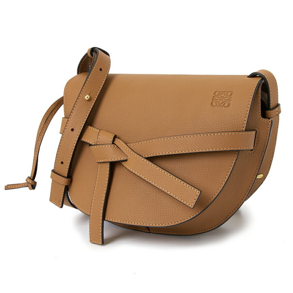 Loewe Gate Bag in tan calfskin leather Brown - Picture 2 of 10